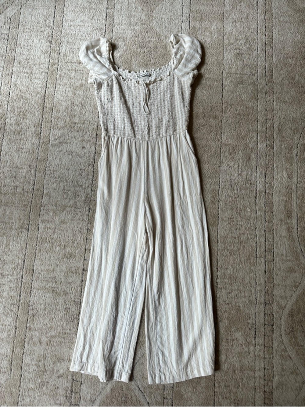 Abercrombie and Fitch Striped Jumpsuit